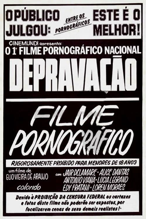 Depravação poster