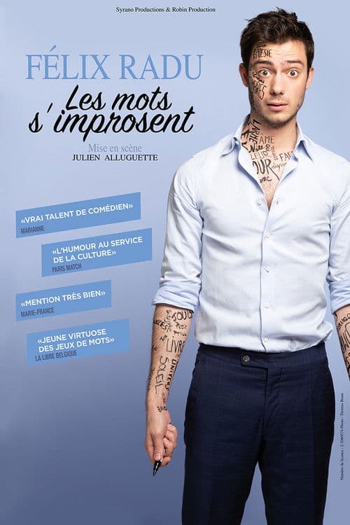 Félix Radu : Les mots s'improsent poster