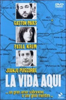 La vida aquí poster