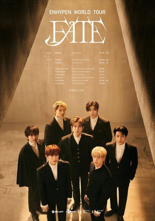 Enhypen World Tour 'FATE' poster