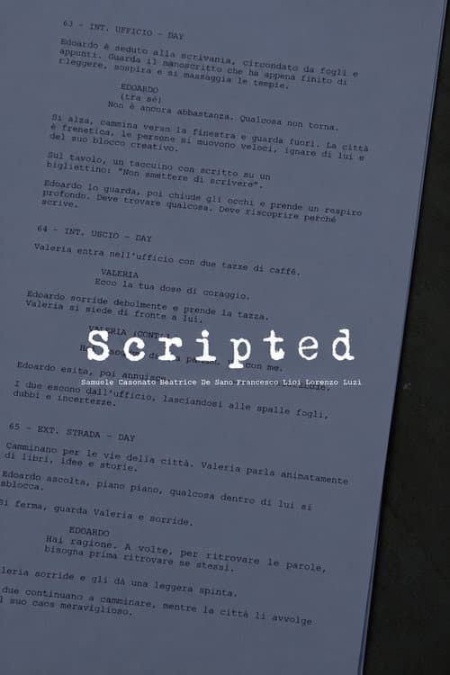 Scripted poster