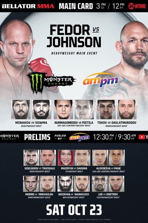 Bellator 269: Fedor vs. Johnson poster