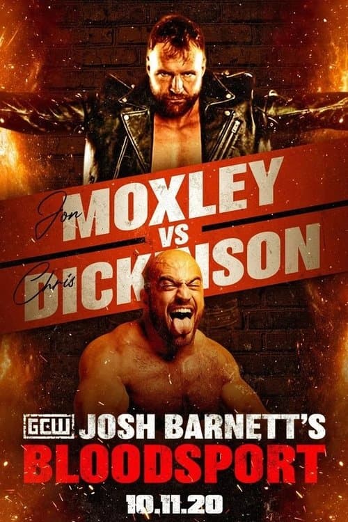 GCW Josh Barnett's Bloodsport 3 poster
