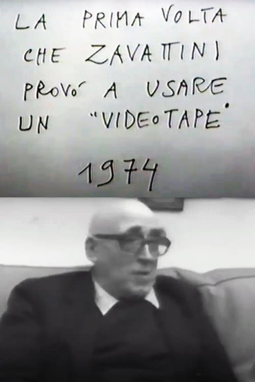 La prima volta che Zavattini provò ad usare un videotape poster