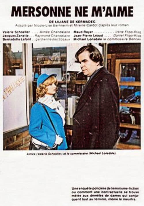 Mersonne ne m'aime poster