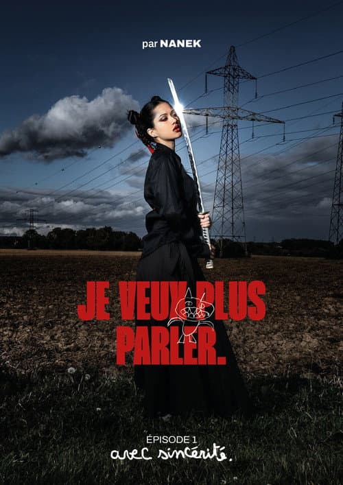 je veux plus parler. poster