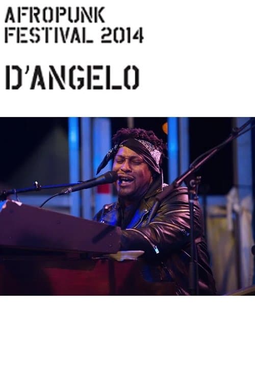 D'Angelo: Afropunk Festival poster