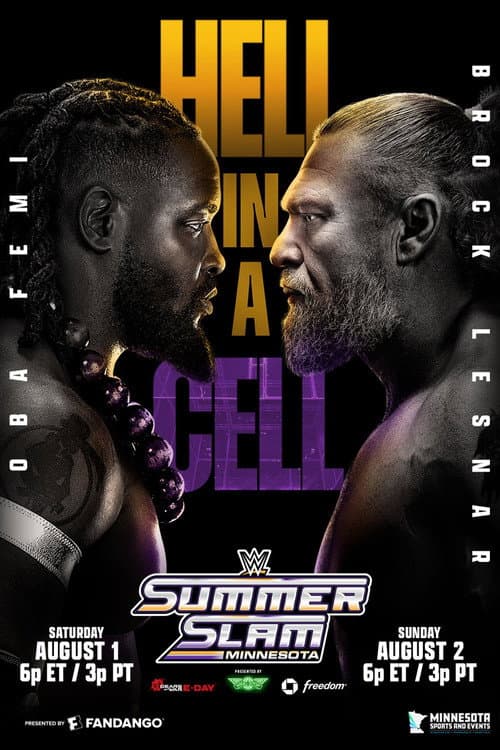 WWE SummerSlam 2026: Saturday poster