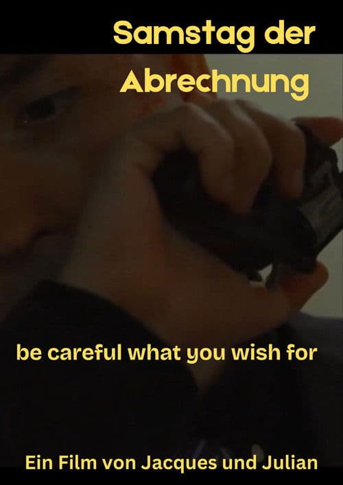 Samstag der Abrechnung poster