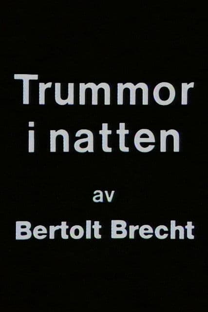 Trummor i natten poster