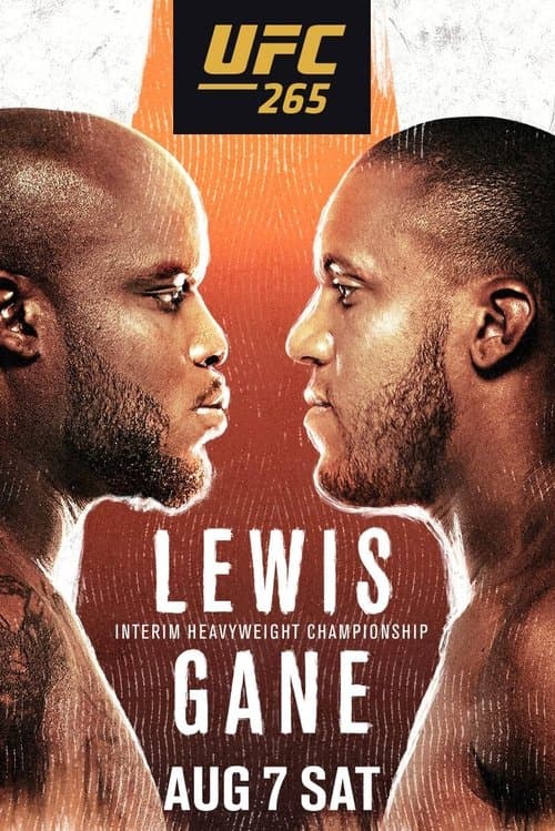 UFC 265: Lewis vs. Gane poster
