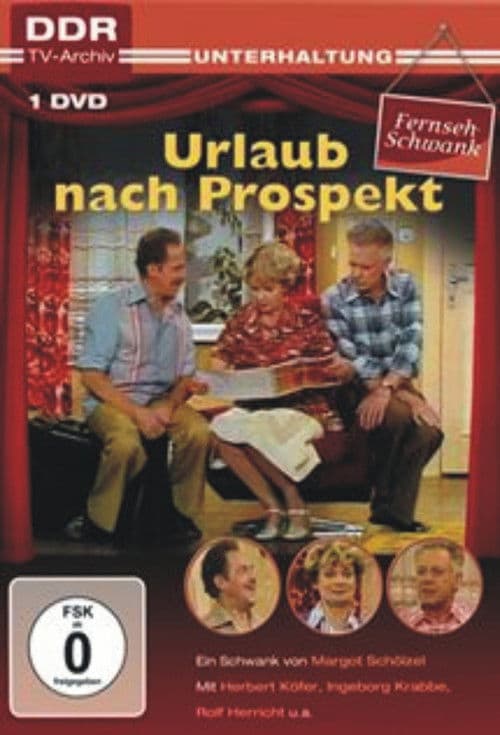 Urlaub nach Prospekt poster