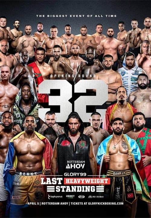 GLORY 99: Last Heavyweight Standing poster