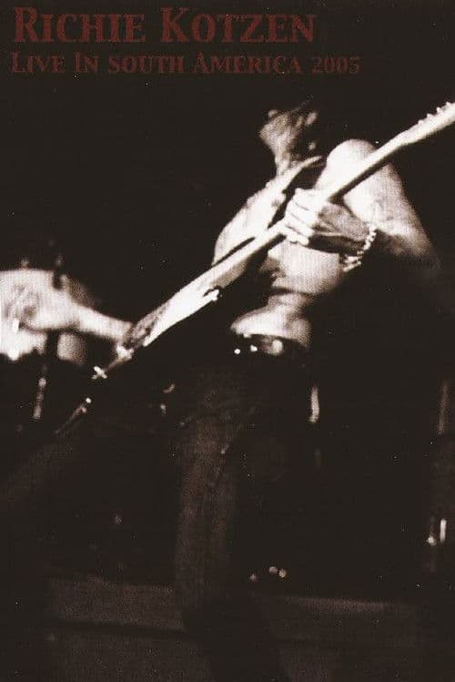 Live in South America 2005 poster