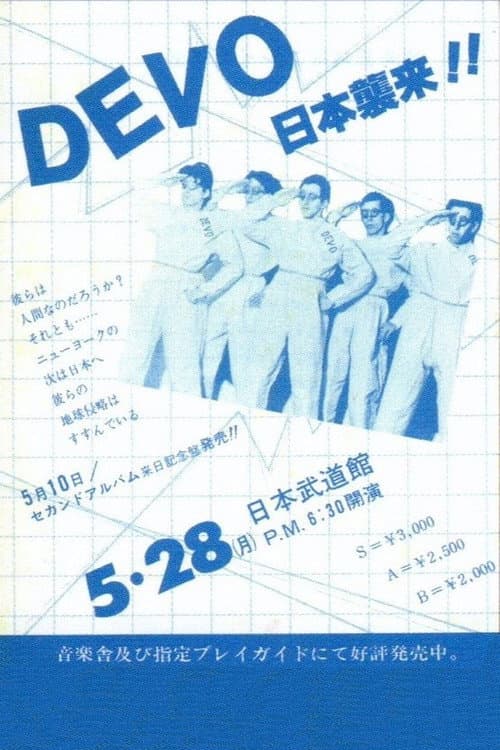 Devo: The Men Who Make the Music Live in Japan poster