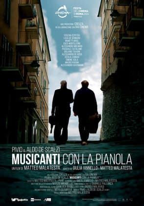 Musicanti con la pianola poster