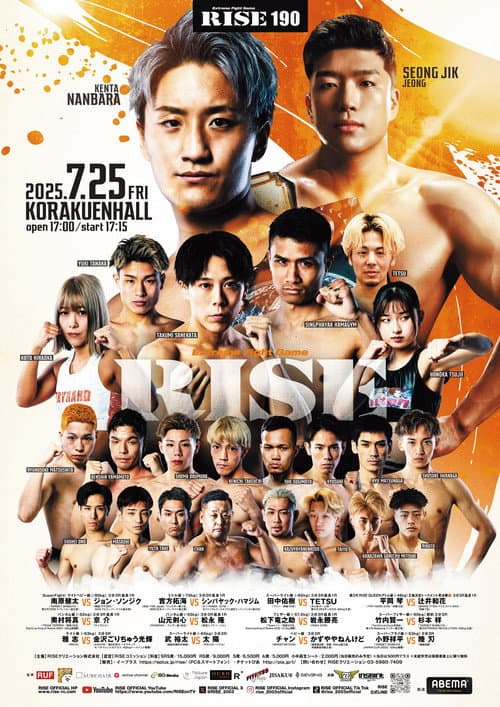 RISE 190 poster
