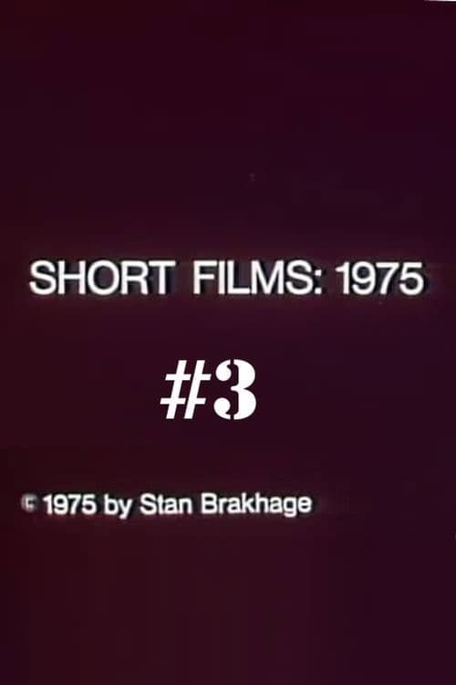 Short Films 1975: #3 (Hollis Frampton) poster