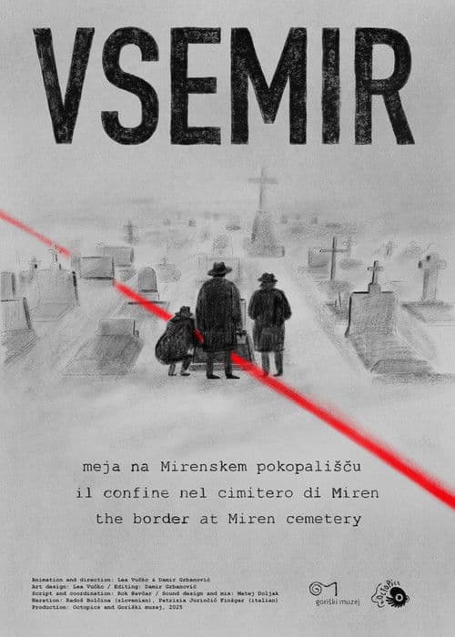 Vsemir - The Border at the Miren Cemetery poster