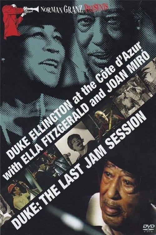Duke Ellington at the Côte d'Azur with Ella Fitzgerald and Joan Miro poster