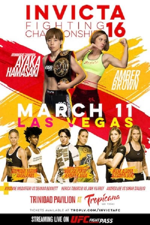 Invicta FC 16: Hamasaki vs. Brown poster