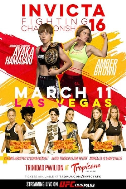 Invicta FC 16: Hamasaki vs. Brown poster