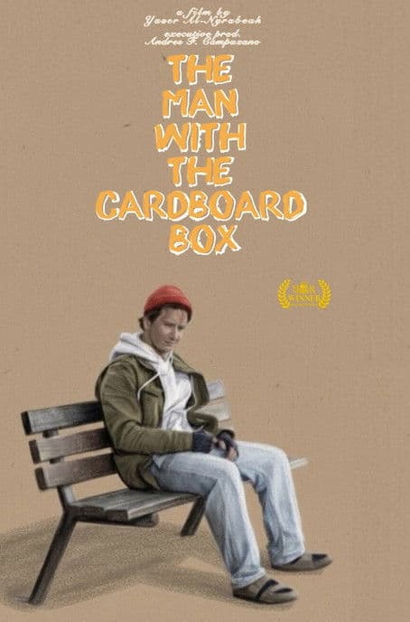 The Man With The Cardboard Box poster