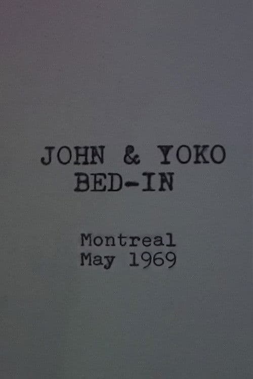 John & Yoko Bed-In poster