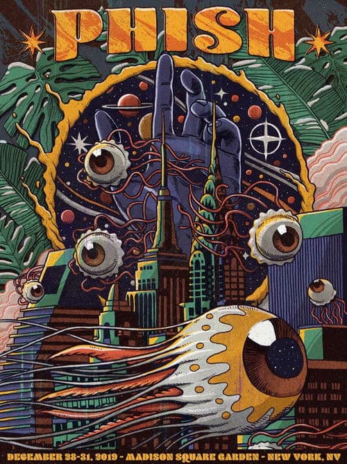 Phish 2019-12-31 Madison Square Garden, New York, NY poster