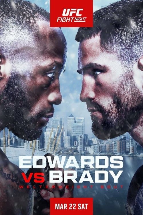 UFC Fight Night 255: Edwards vs. Brady poster
