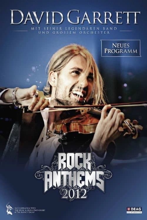 David Garrett - Rock Symphonies - Tourposter - Hannover 2012 poster
