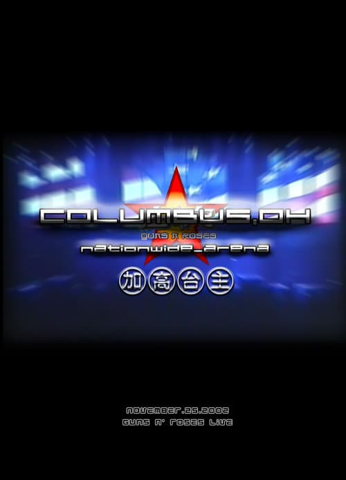 Guns N' Roses: Live at the Nationwide Arena - Columbus, OH poster