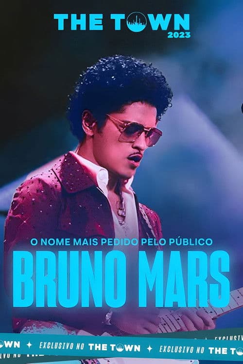 Bruno Mars The Town 2023 poster