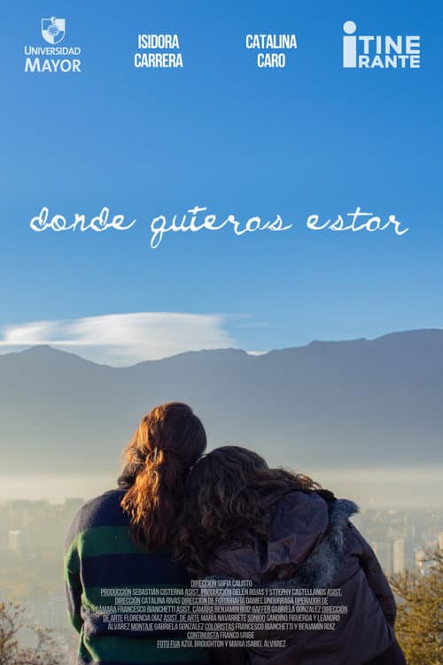 Wherever you want to be poster