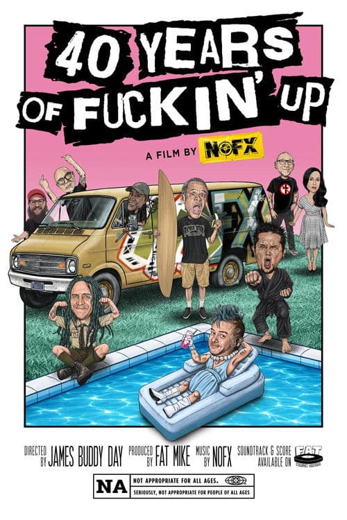 40 YEARS OF FUCKIN’ UP poster