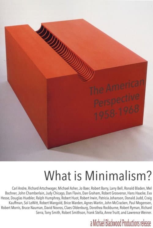 What is Minimalism? : The American Perspective 1958-1968 poster
