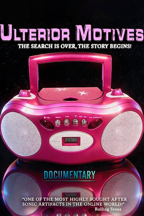 Ulterior Motives, The Search is Over, The Story Begins. poster