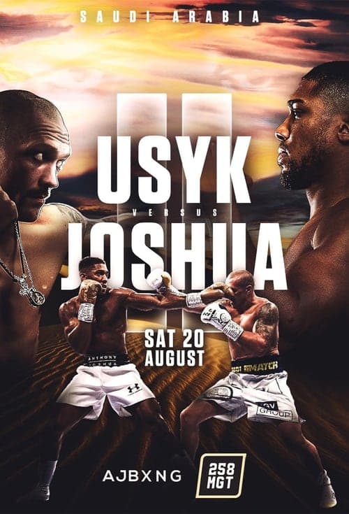 Oleksandr Usyk vs. Anthony Joshua II poster