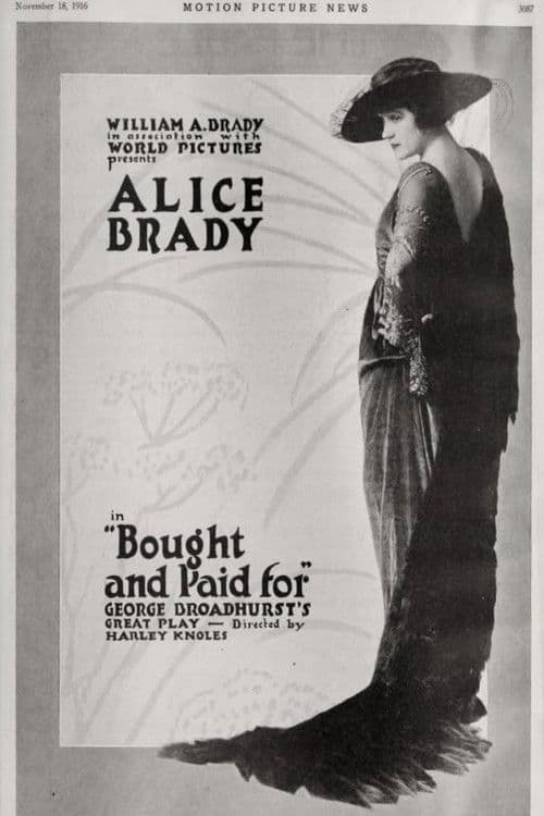 Bought and Paid For poster