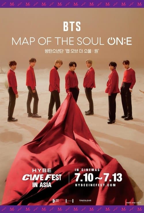 BTS MAP OF THE SOUL ON:E poster