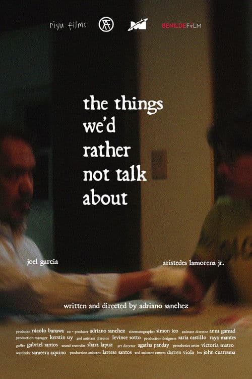 the things we'd rather not talk about poster