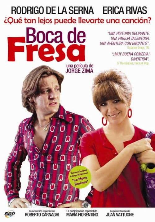 Boca de fresa poster