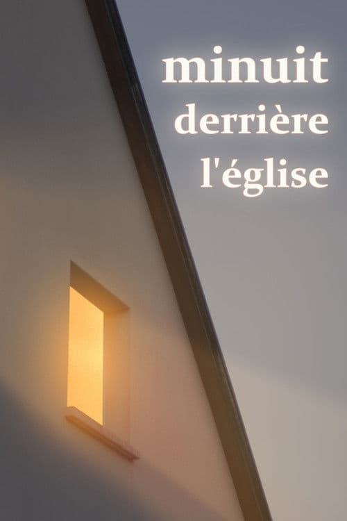 Minuit derrière l'église poster