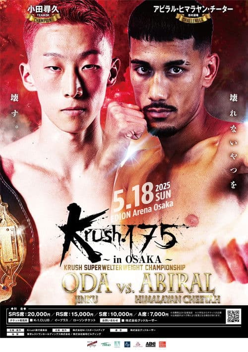 Krush 175 in OSAKA poster