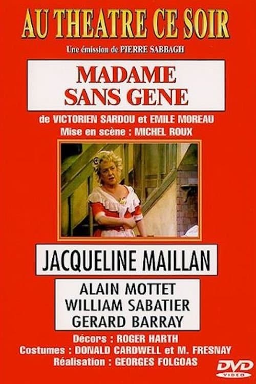 Madame Sans-Gêne poster