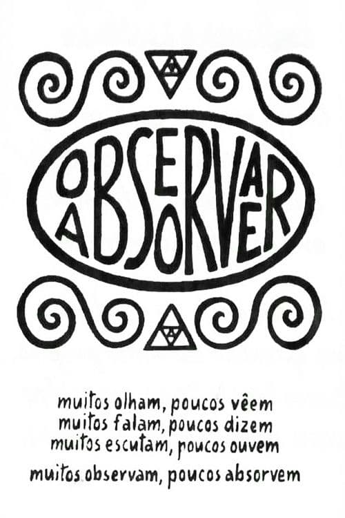 Observar e Absorver poster