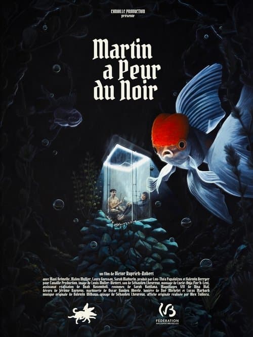 Martin is afraid of the dark poster