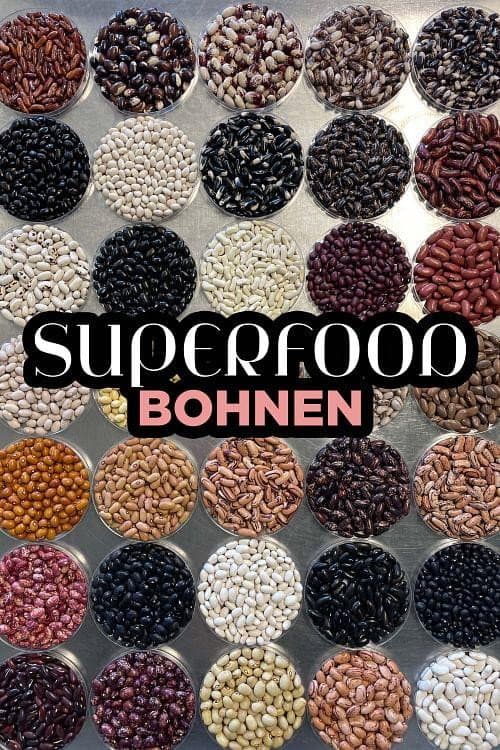 Superfood Bohnen poster