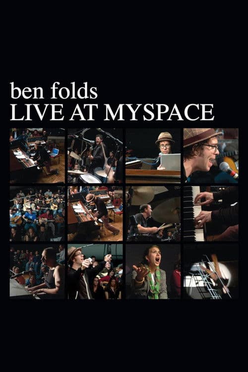 Ben Folds: Live at MySpace poster