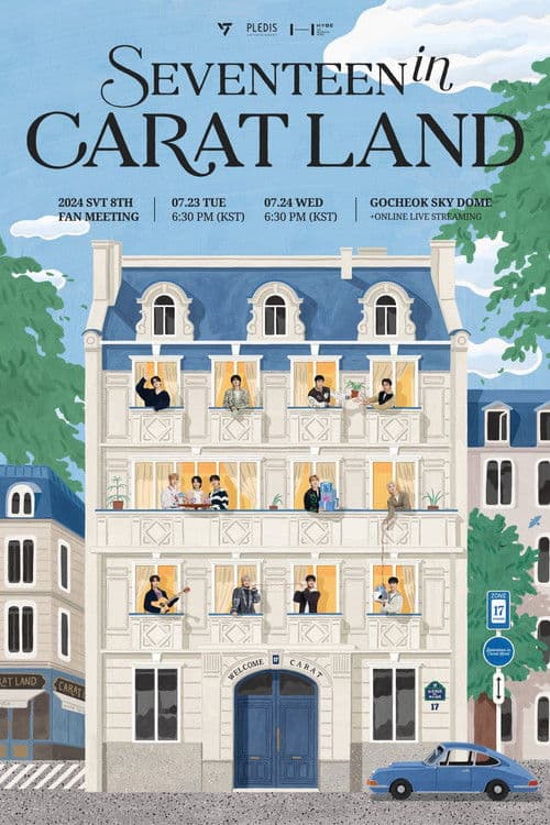 SEVENTEEN in CARAT LAND poster